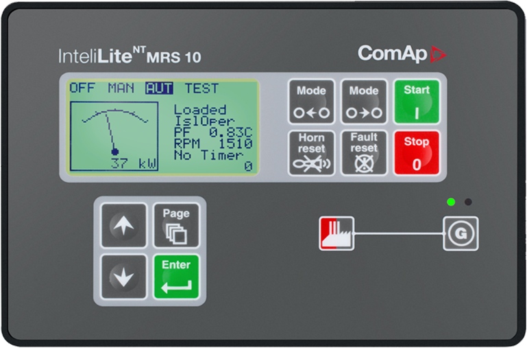 Màn hình điều khiển hiệu ComAp inteliLite MRS 10 hay còn gọi là ComAp 10